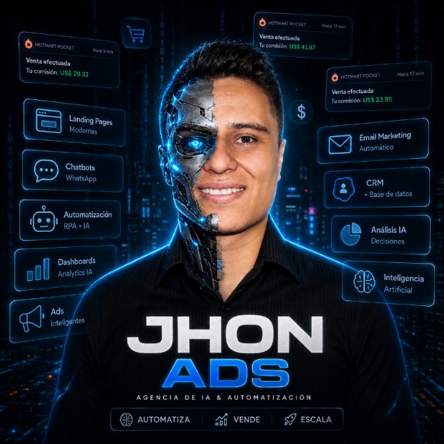 Jhon Ads - Especialista en IA y Automatización